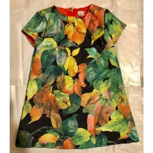 Zuri Zuri Fall Floral Girls Dress, Size 3-4